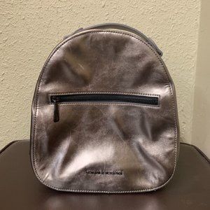 Armani Exchange Silver Backpack
